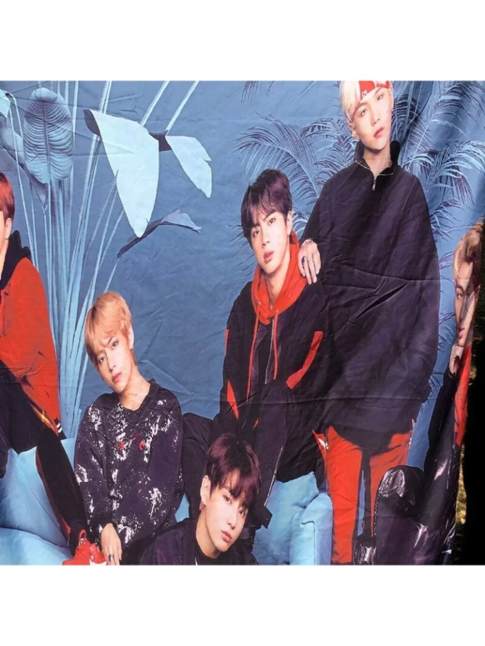BTS Face Yourself Duvet Cover Twin KPop Bangtan Boys Bed Blanket World Tour Band